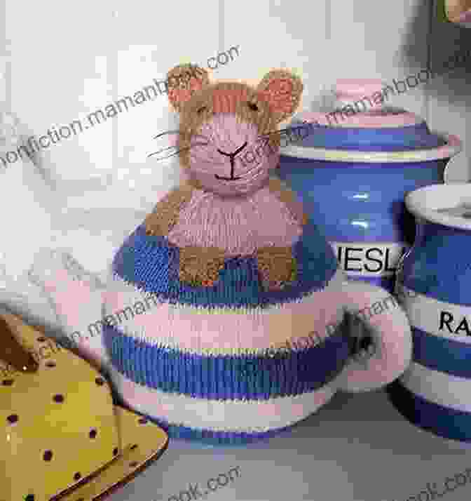 A Beautifully Crafted Cornish Dormouse Tea Cosy, Its Intricate Details Showcasing The Skill Of The Knitter. Cornish Dormouse Tea Cosy Knitting Pattern