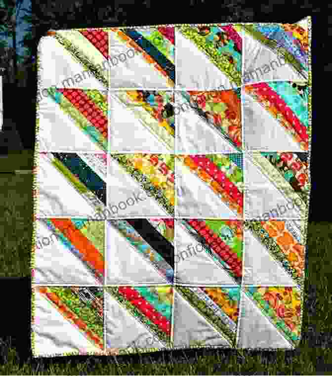 A Finished Rag Quilt With A Variety Of Colorful Fabric Scraps. RAG QUILTING FOR BEGINNERS: Complete Step By Step Guide On How To Rag Quilt