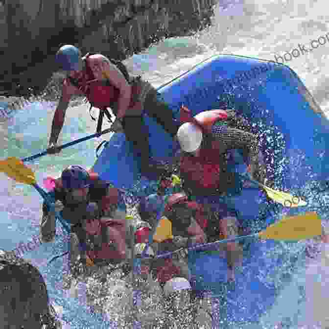 A Group Of Rafters Navigating A Turbulent White Water Rapid With Determination And Excitement. Hitting Xtremes (Xtreme Ops 1)