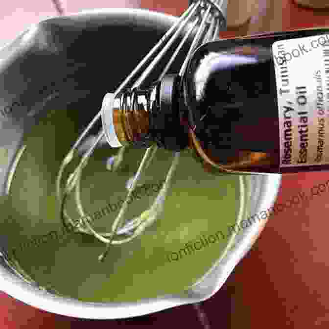 A Person Carefully Adding Essential Oils To A Soap Mixture A Simple Bath Soap Making