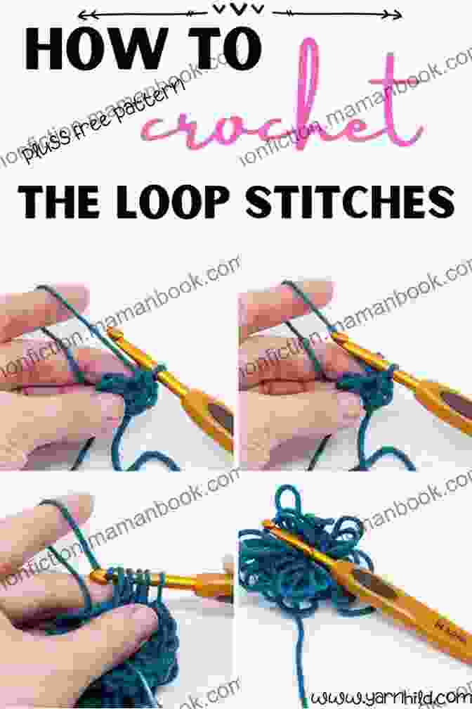 A Step By Step Diagram Illustrating The Loopy Stitch Technique Dollys Loopy Jacket Knitting Pattern