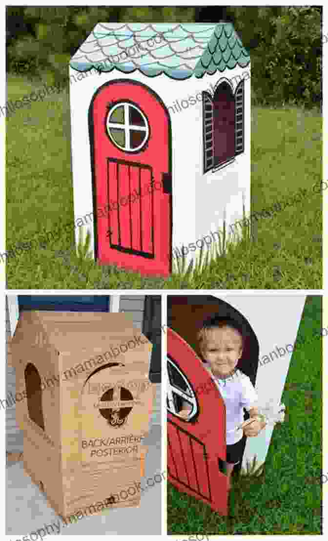 DIY Cardboard Box Playhouse 100 Things To Recycle And Make (Crafty Makes)