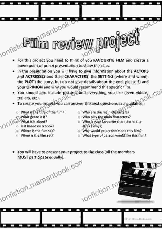 Film Review 30 Awesome EFL/ESL Writing Projects