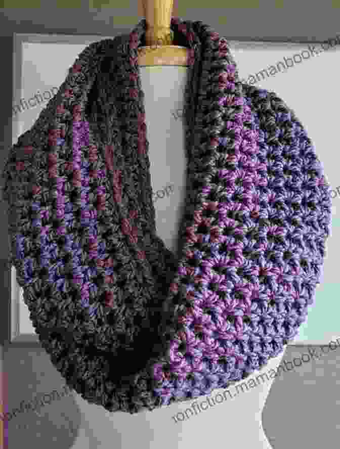 Infinity Scarf Crochet Pattern: Chain Formation Infinity Scarf Quick And Easy Crochet Pattern