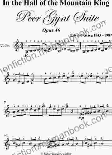 In The Hall Of The Mountain King Easy Violin Sheet Music