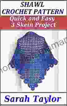 Shawl Crochet Pattern Quick And Easy 3 Skein Project